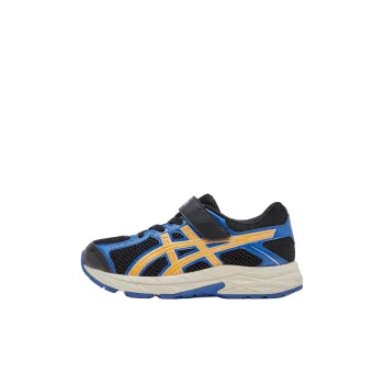 Asics RUNNING KIDS Cushioning Rebound Breathable Low Top Running Shoes Black Blue Kids'