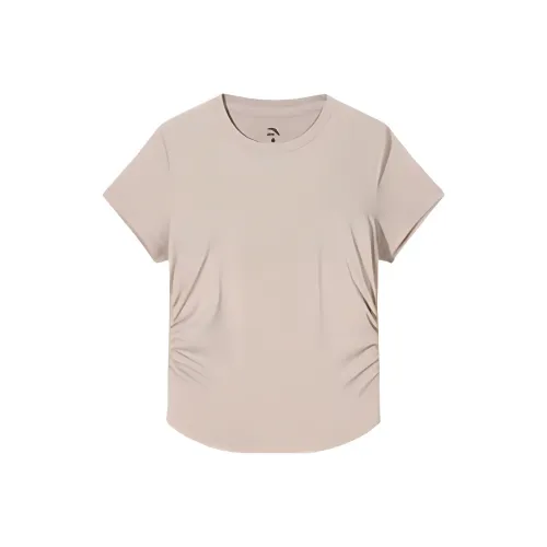 Anta Variety Training Collection T Shirt Women's ring Khaki