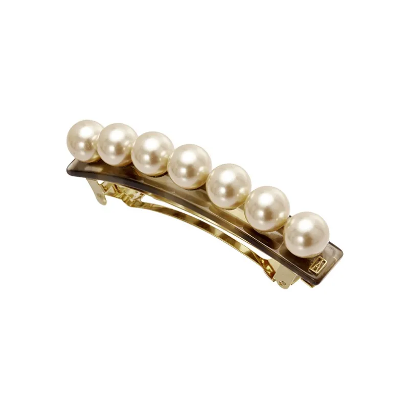 ALEXANDRE DE PARIS Camouflage Jade Bead 8cm Hair Clip Ponytail Clip Women's-3