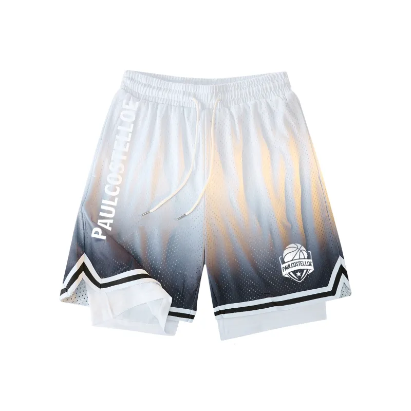 PAUL COSTELLOE Basketball Shorts Unisex-9