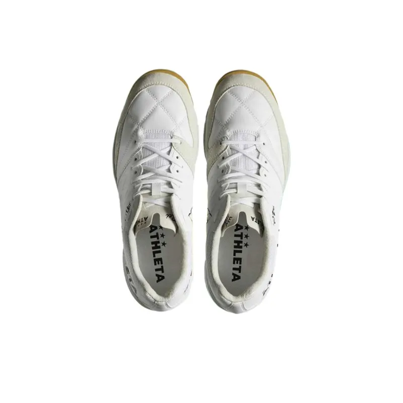 ATHLETA O REI Anti Slip Wear Resistant Soccer Shoes Men's White-2