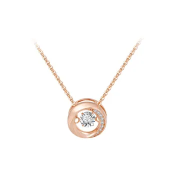 SHINE S925 Silver With Zircon Necklaces Women's