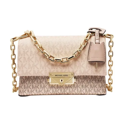 MICHAEL KORS Cece Artificial Leather Shoulder Bag, Crossbody Bag, Handbag Women's Ballet Pink/Rose Gold/White