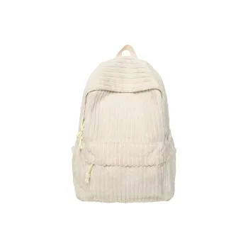 SURELAPTOP Corduroy Backpack Unisex Multicolor