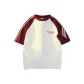 White & Burgundy Sleeves