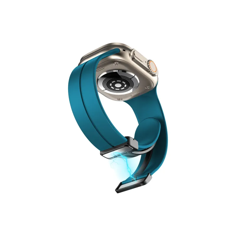 KVZUVUU IwatchS10/s9/8/7/6/Ultra Apple Compatibility Watch Band Silicone Material-35