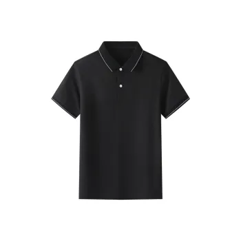 ARTSDON Polo Shirts Men Black