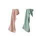 [2 Pack]Flannel Sports Towel (Pink+Green)