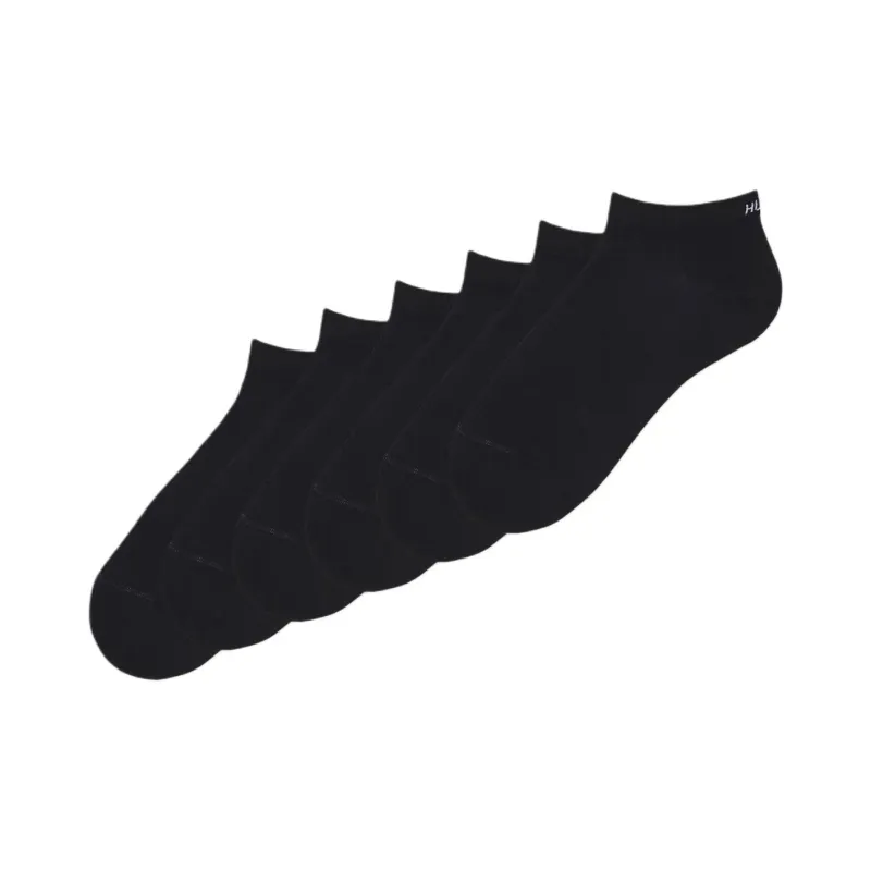 HUGO BOSS Ankle Socks Men's 6 Pack Black-0