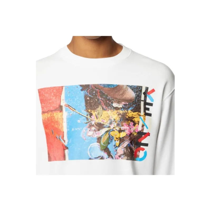 KENZO Sweatshirts Men White-4