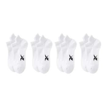 Reebok No Show Socks Men's 4 Pack White