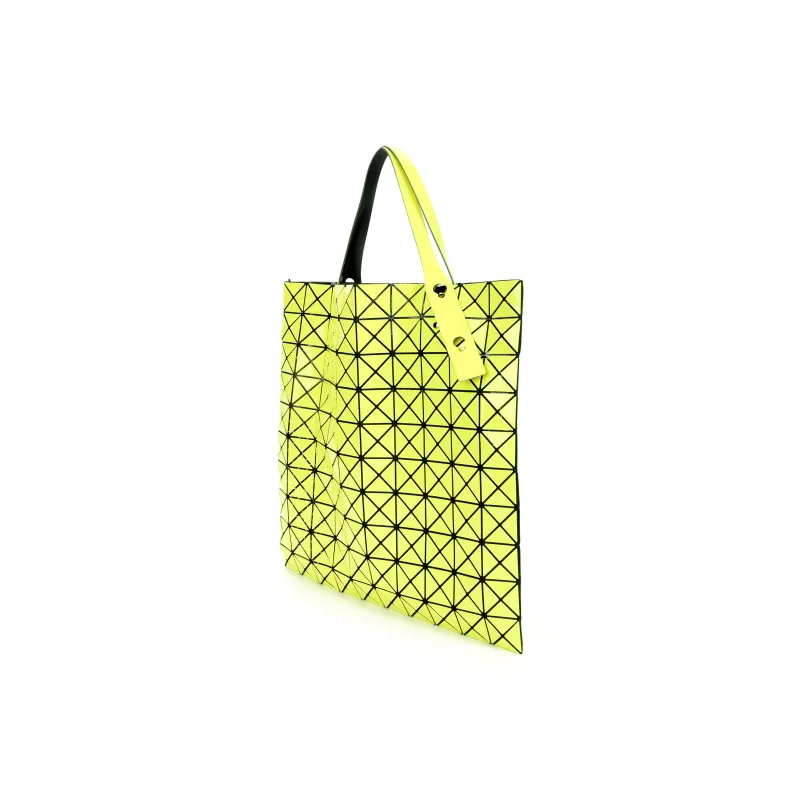 ISSEY MIYAKE Prism Polyvinyl Chloride Tote Bag, Shopping Bag, Handbag, Shoulder Bag Women's Yellow-1