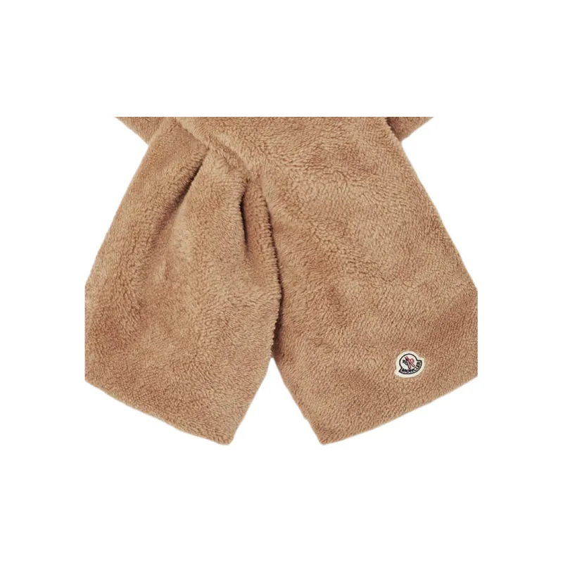 Moncler Polyester Scarves Unisex Brown-2