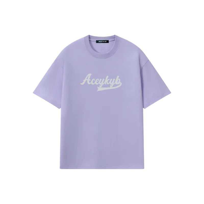 YK&YB T Shirts Unisex Light Purple-0