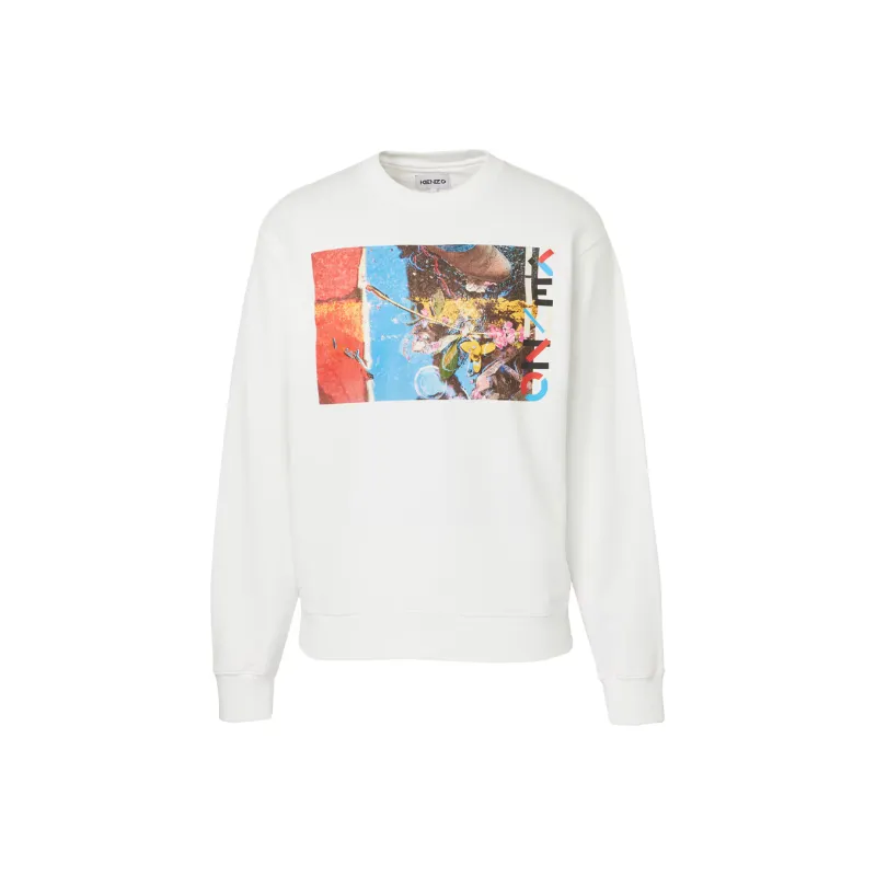 KENZO Sweatshirts Men White-0