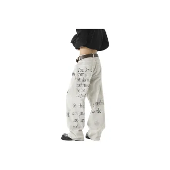 TELENT Jeans Unisex Gray Apricot