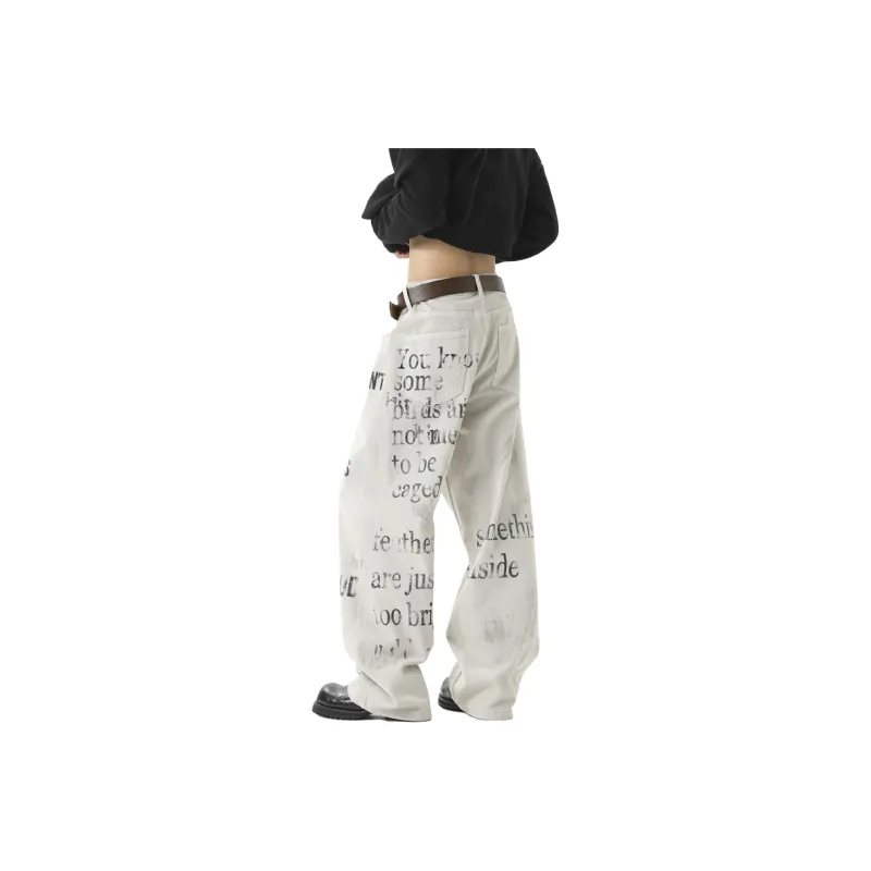 TELENT Jeans Unisex Gray Apricot-0
