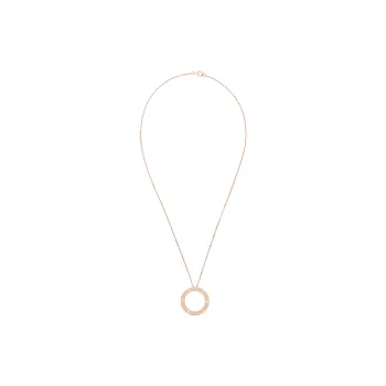 CARTIER Love Necklace Collection 18K Rose Gold Necklaces Women's Rose Gold