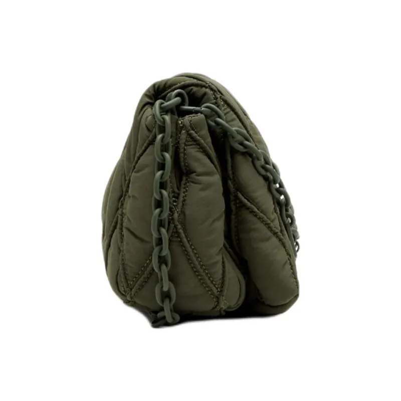 DIESEL Polyamide Shoulder Bag Trumpets Women's Dark Green-1