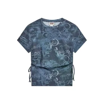 GUESS T Shirts Women's FB6M Blue Print