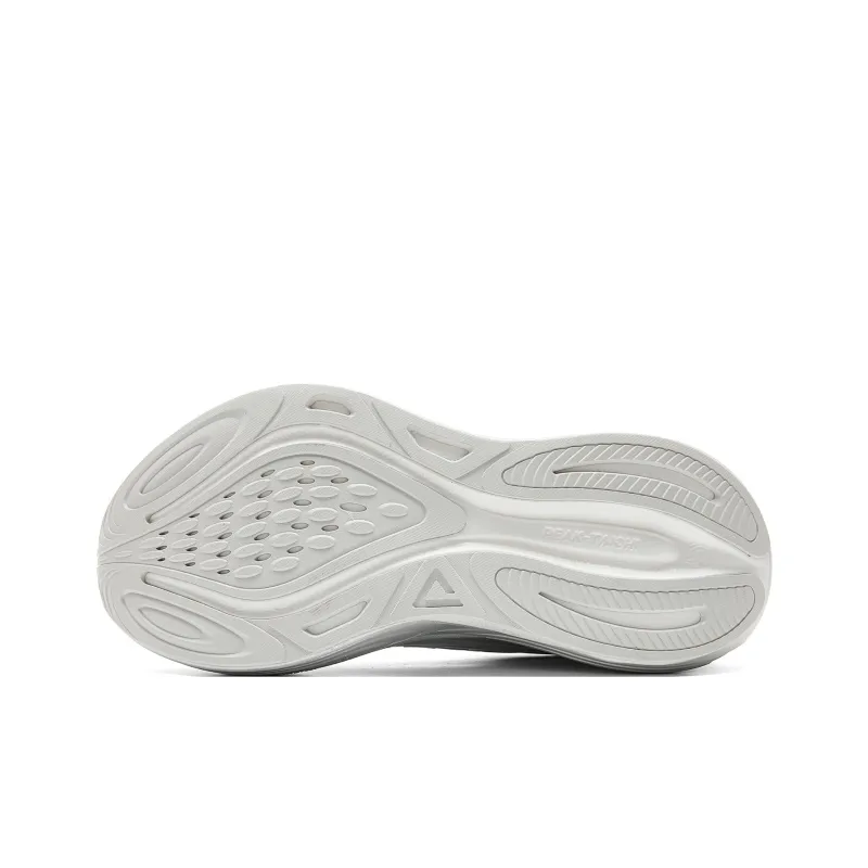 PEAK Cushioning, Slip Resistant, Rebound Low Top Running Shoes Men's White Gray-5