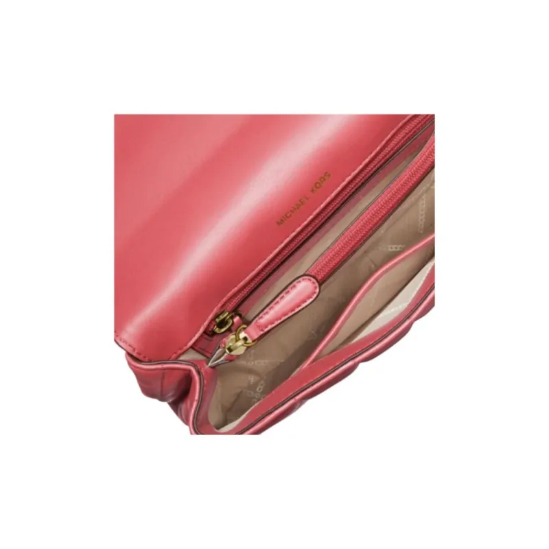MICHAEL KORS Soho Sheepskin Crossbody Bag, Shoulder Bag Tubas Women's Pink-5