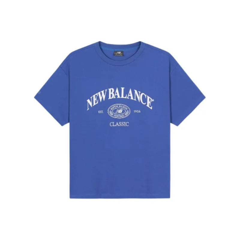 New Balance T Shirt Unisex Royal Blue-0