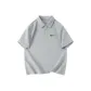 [5A Antibacterial & Quick-Dry Sun Protection]Light Gray (Ta Black White Letter Chest Logo)