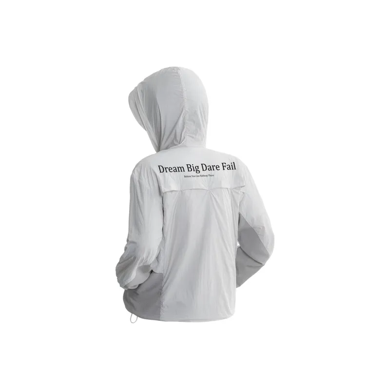 Qnxeey Breathable UV Protection Sun Protection Clothing Unisex-13