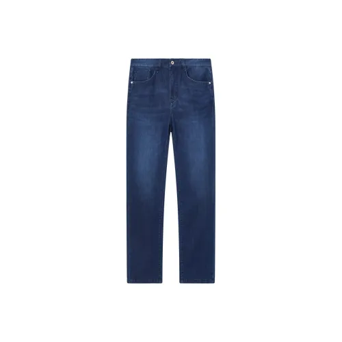 Jiumuwang Men's Pants Expert Jeans Men's Denim Blue