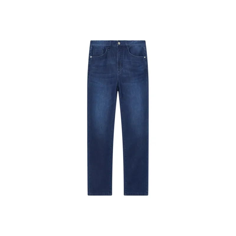 Jiumuwang Men's Pants Expert Jeans Men's Denim Blue-0