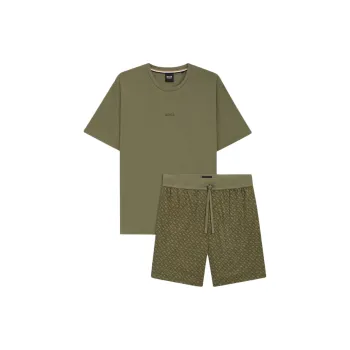 HUGO BOSS Pajama Set Men's Light Green