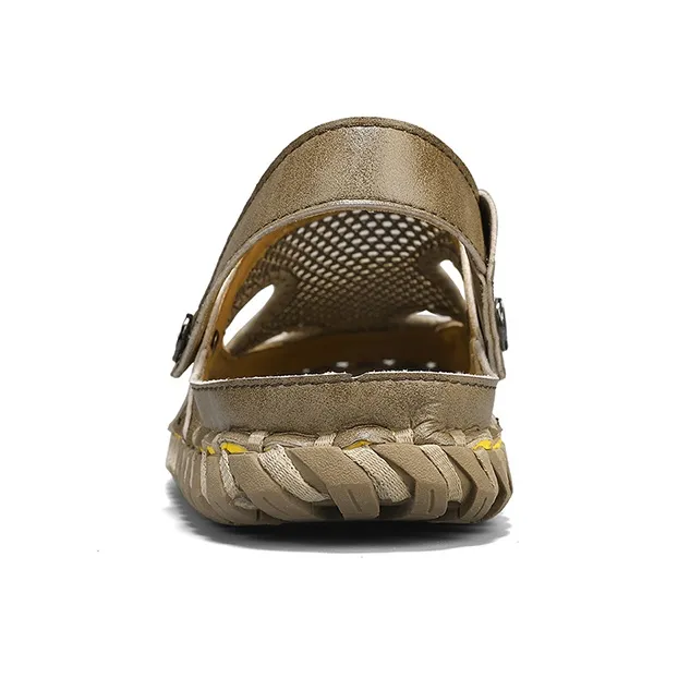 GESENLANG Slip Resistant Quick Dry Closed Toe Slippers Men's-14
