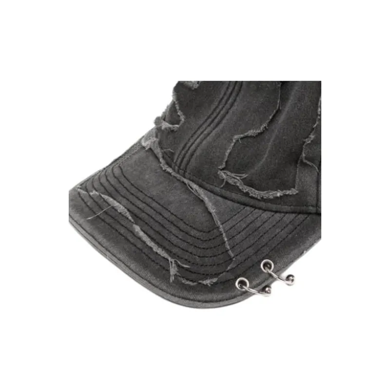 Vetements Cotton Baseball Caps Unisex Black-1
