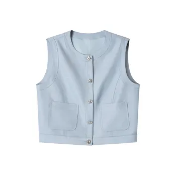 SHUXI Vests Women's Star Whisper Blue