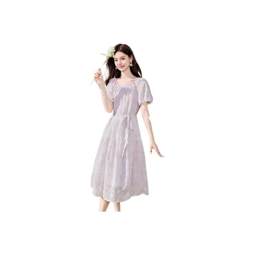 Like The Age Of Water Short Sleeved Dress Women's