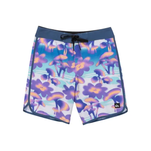 drape Beach Shorts Men's Blue Purple