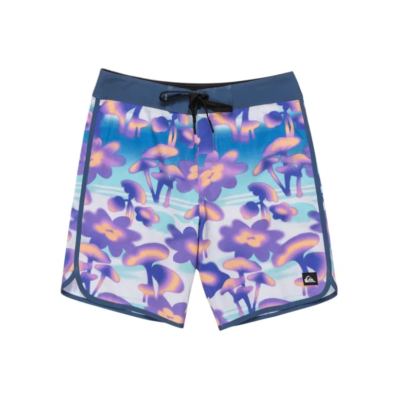 Quiksilver Beach Shorts Men's Blue Purple-0