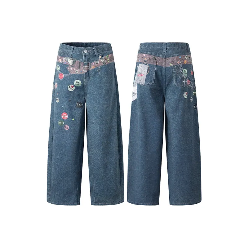 ArcaneFunk Jeans Unisex Blue-2