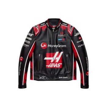 PALM ANGELS Alpinestars X MoneyGram Haas F1 Team Jacket