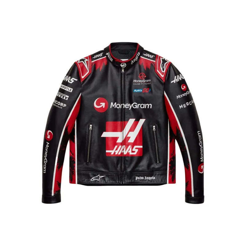 PALM ANGELS Alpinestars X MoneyGram Haas F1 Team Jacket-0