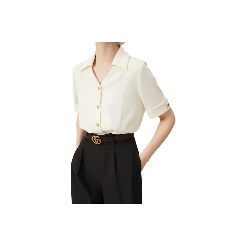 FANSILANEN Shirts Women's Ecru-1
