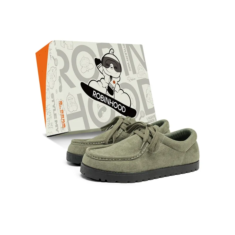 ROBINHOOD Slip Resistant, Abrasion Resistant, Breathable, Lightweight Low Top Casual Shoes Men's Box Included-5