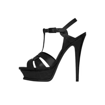 SAINT LAURENT One Strap Sandals 14.4cm Women's Black