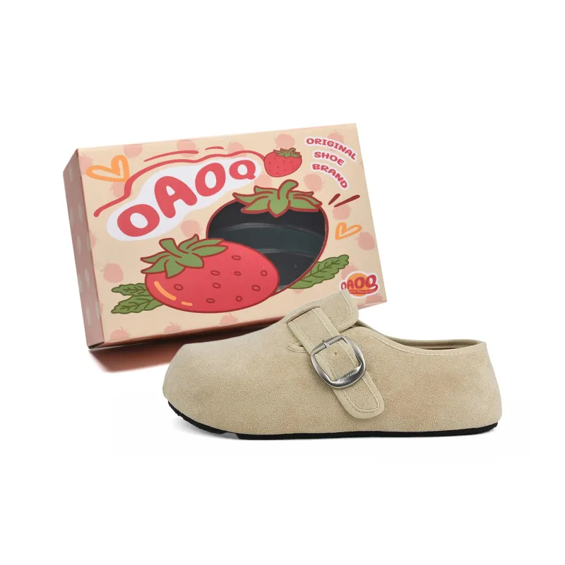 OAOQ Quiet Abrasion Resistant Slip Resistant Closed Toe Slippers Women's-15