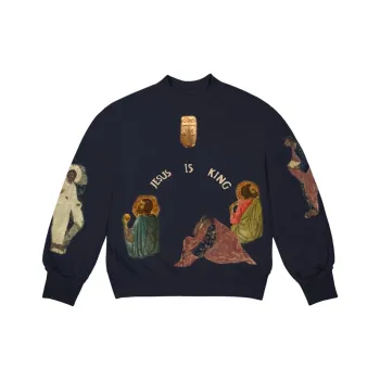 Kanye West Sweatshirt Men's Marine Blue