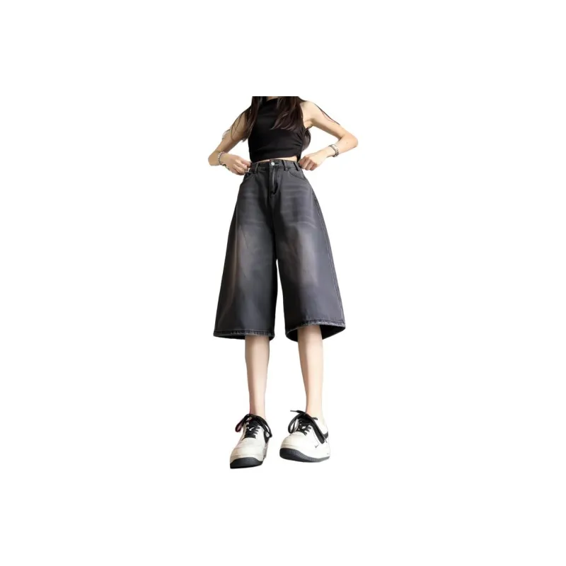 DJ.SPIRIT Denim Shorts Unisex-15