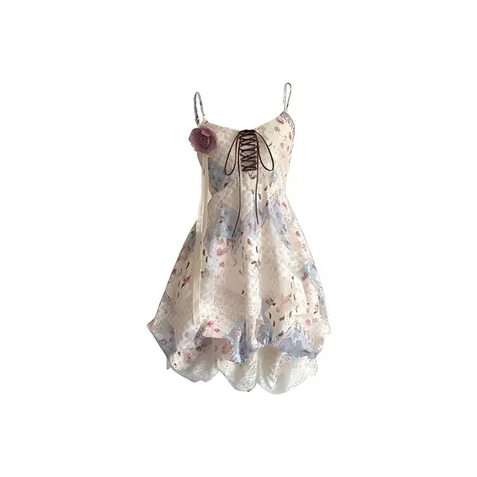 XUANSHU Slip Dresses Women's Multicolor-0