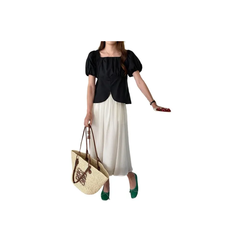 ONE SHALLOW Casual Long Skirt Women's-7