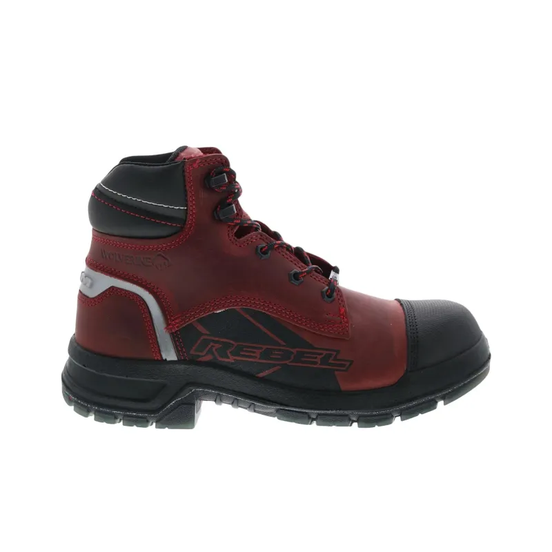 WOLVERINE Ram Trucks Collection Tradesman Safety Toe Boots Red-1